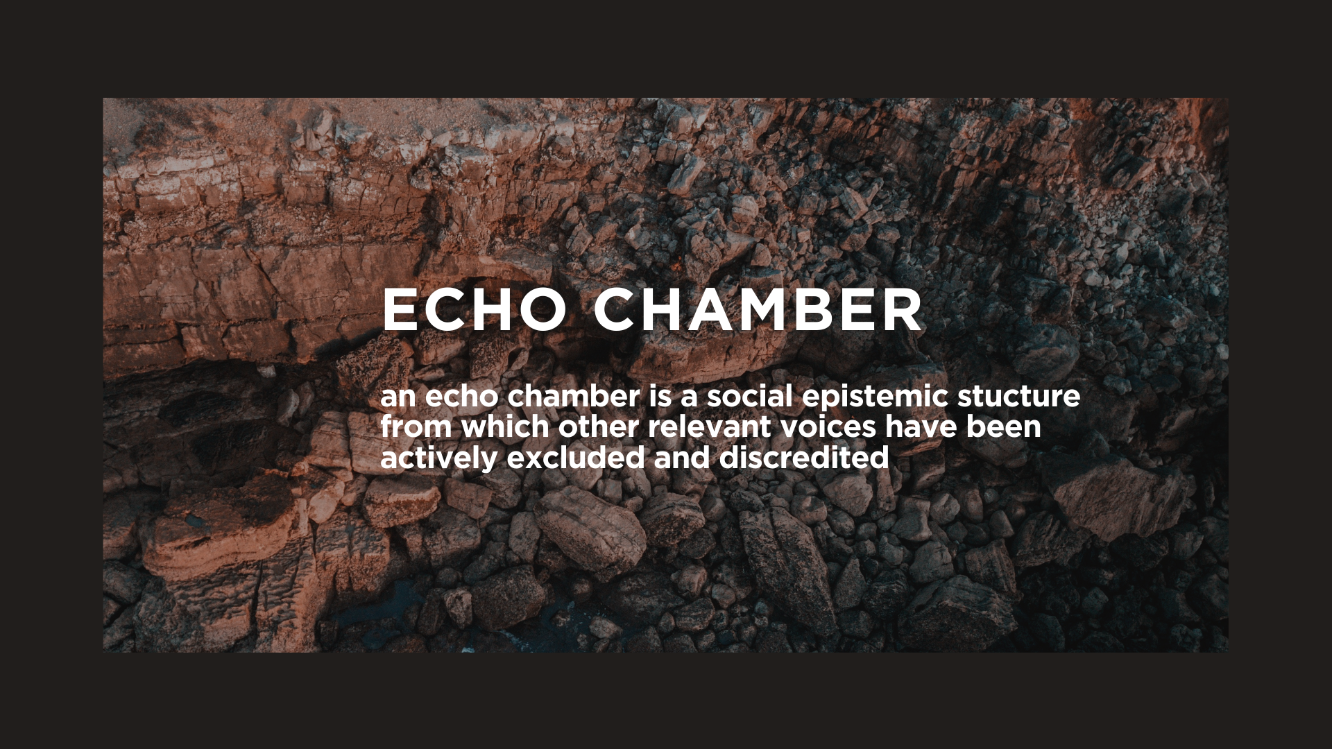 echo chamber – 3-1